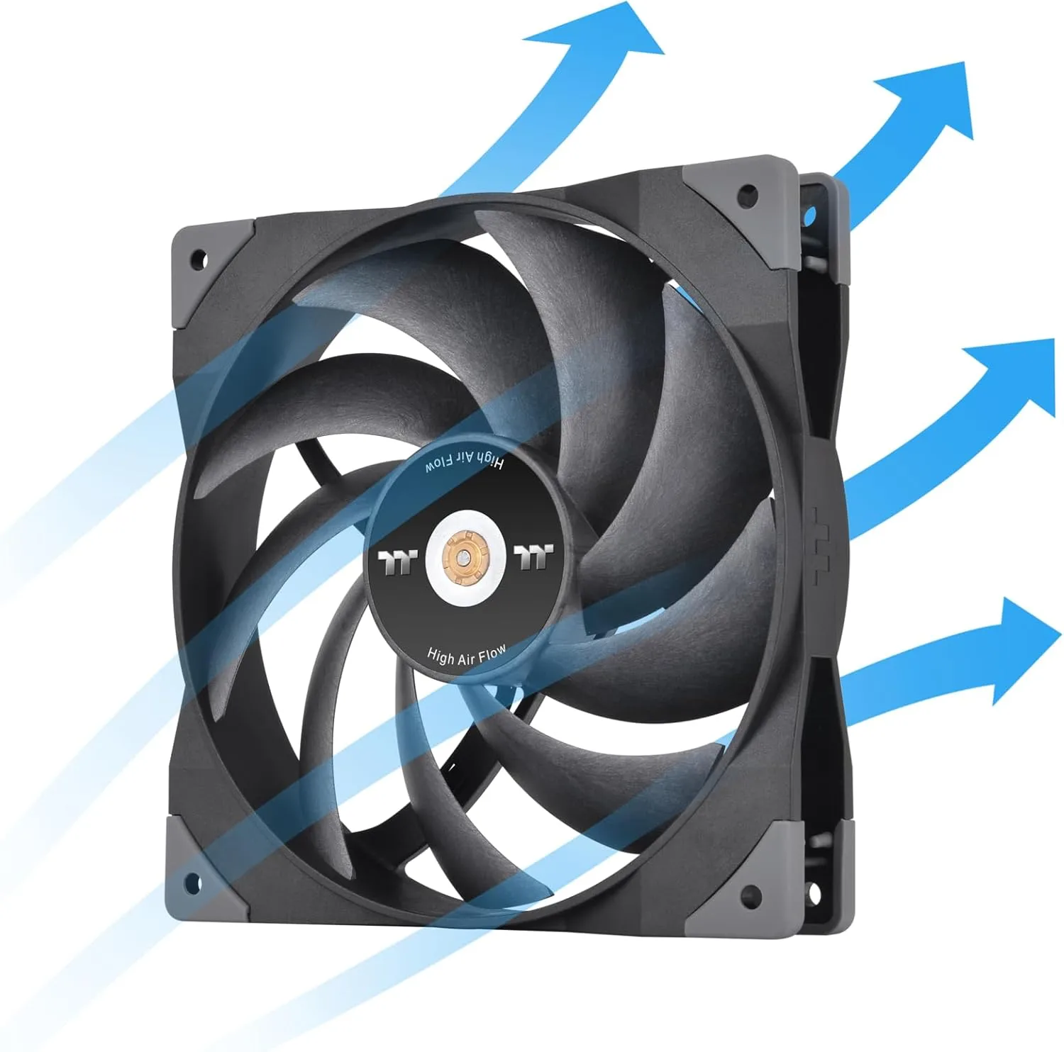 Thermaltake SWAFAN GT14 PC Cooling Fan, 3 Types of Detachable Fan Blades, 6.4 Inches, High Pressure/High Air Flow/Reversed, Desktop Compatible