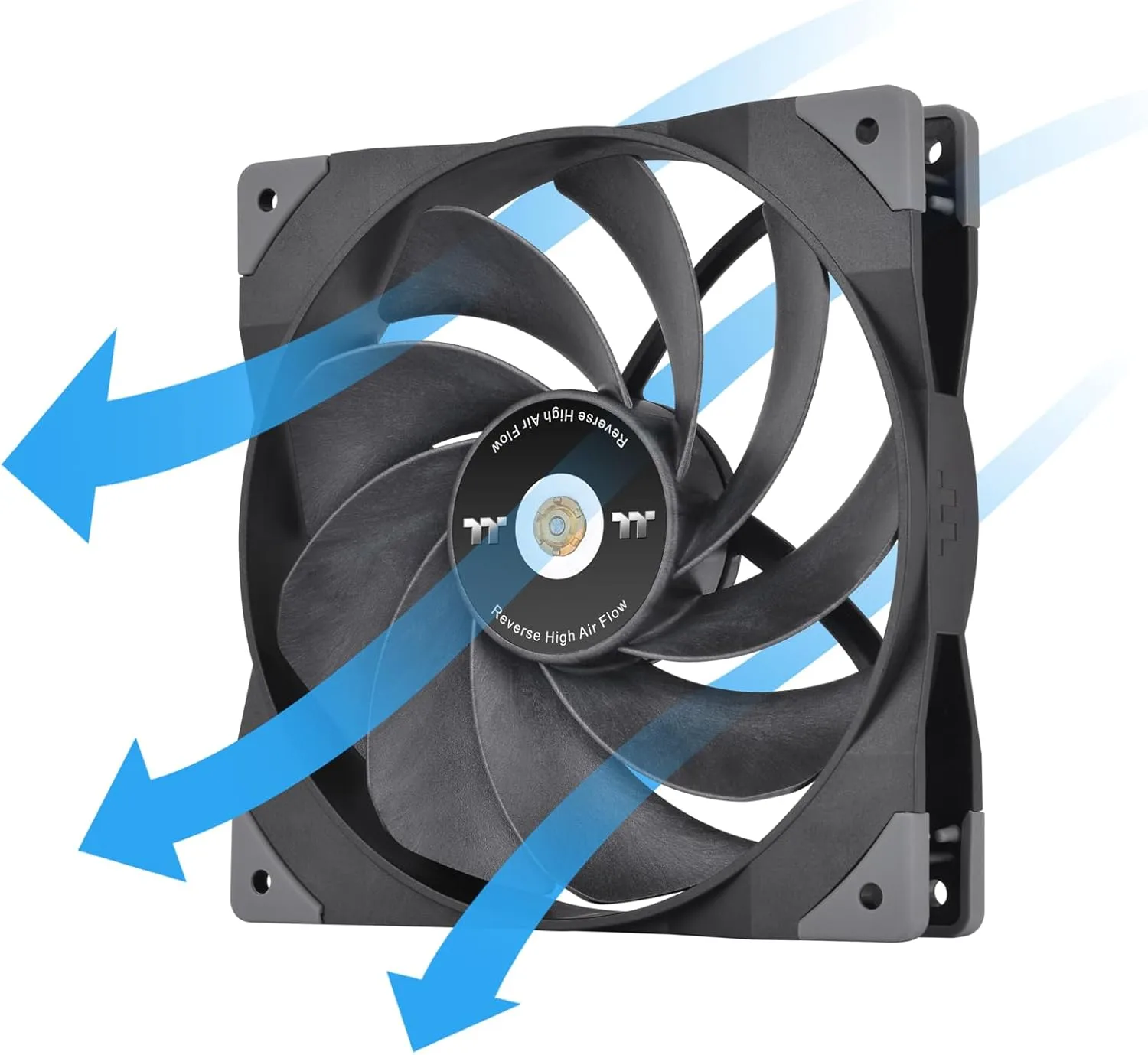 Thermaltake SWAFAN GT14 PC Cooling Fan, 3 Types of Detachable Fan Blades, 6.4 Inches, High Pressure/High Air Flow/Reversed, Desktop Compatible