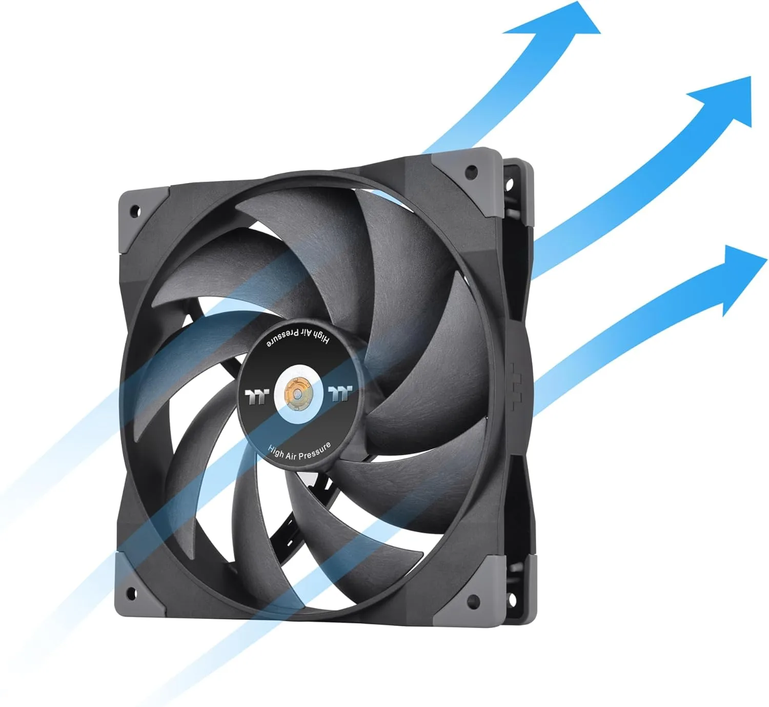 Thermaltake SWAFAN GT14 PC Cooling Fan, 3 Types of Detachable Fan Blades, 6.4 Inches, High Pressure/High Air Flow/Reversed, Desktop Compatible