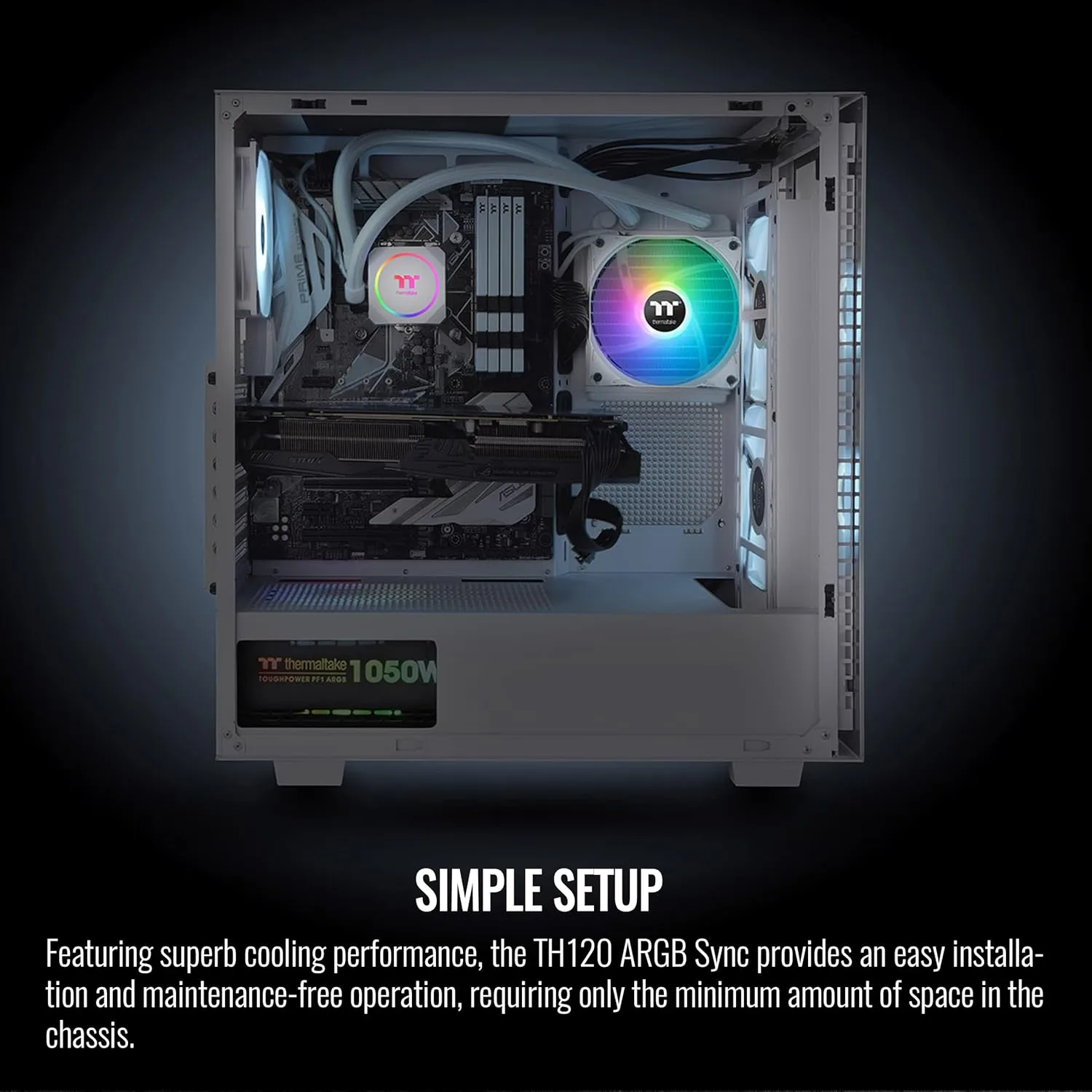 Thermaltake TH V2 ARGB Series AIO Liquid CPU Cooler