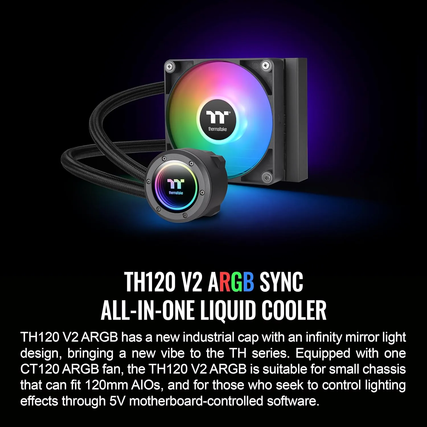 Thermaltake TH V2 ARGB Series AIO Liquid CPU Cooler