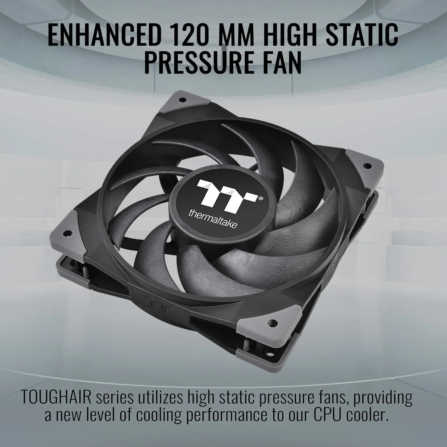 Thermaltake TOUGHAIR 110 140W TDP Top Flow CPU Cooler, Intel/AMD Universal Socket (LGA 1700/1200), 120mm 2000RPM PWM Fan with Copper Heat Pipes
