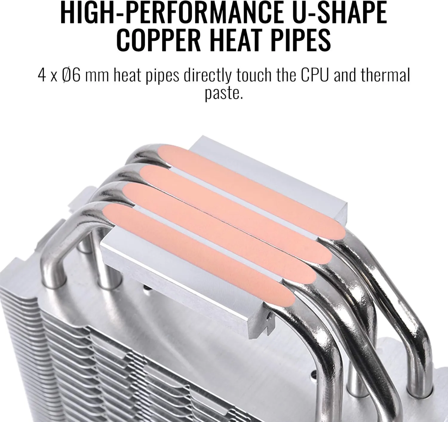 Thermaltake TOUGHAIR 510 180W TDP CPU Cooler - Dual 120mm PWM Fans, LGA/AM4 - CL-P075-AL12BL-A