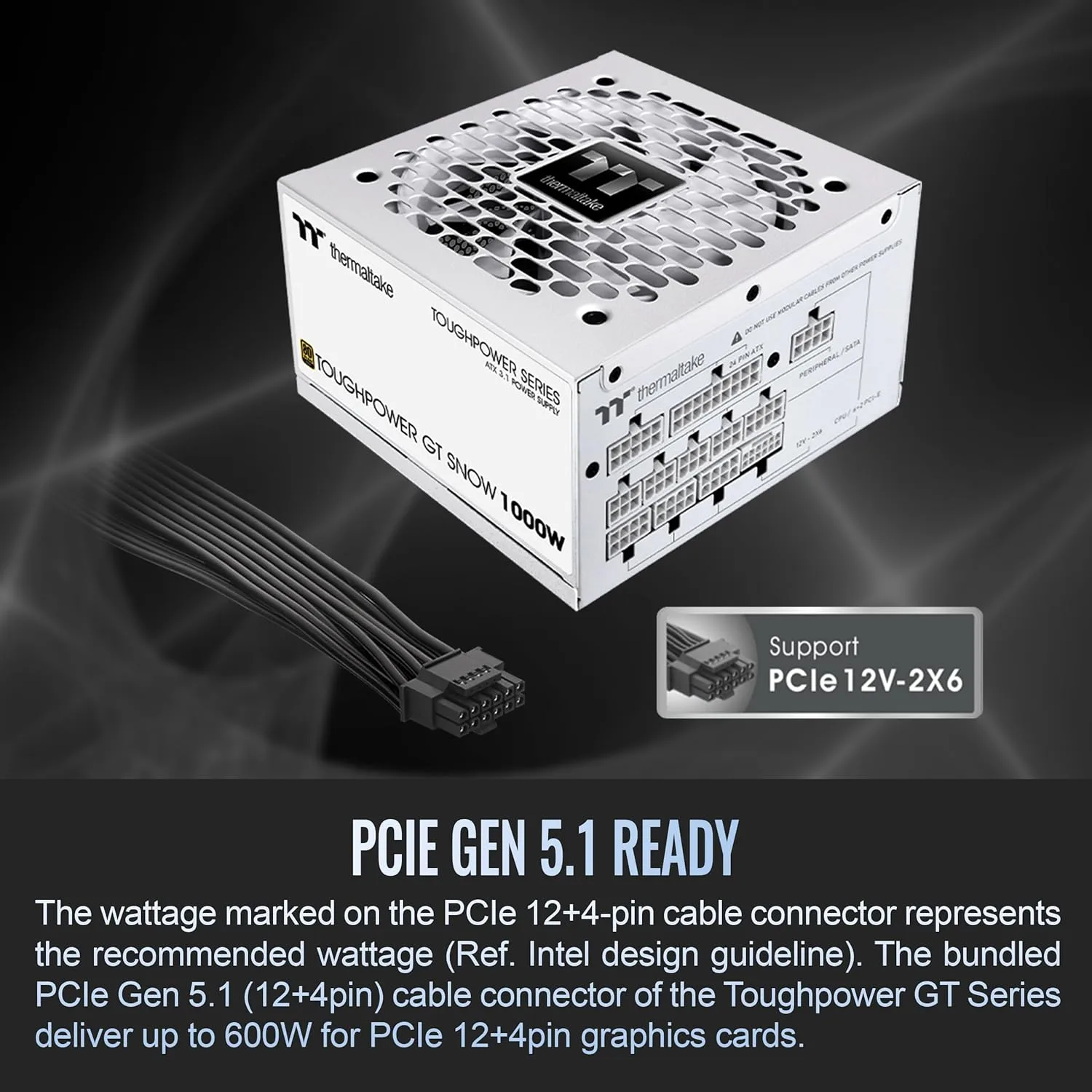 Thermaltake Toughpower GT ATX 3.1 Fully Modular Power Supply
