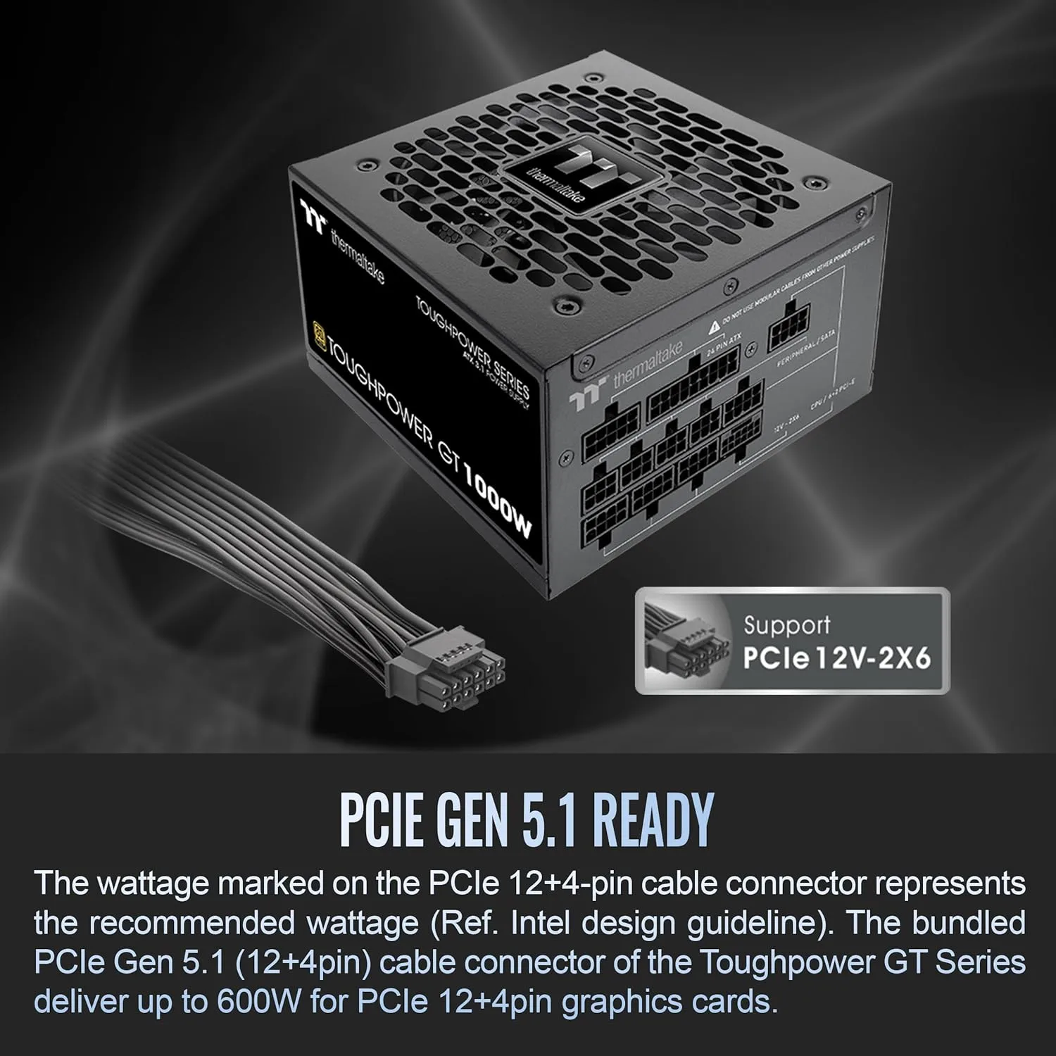 Thermaltake Toughpower GT ATX 3.1 Fully Modular Power Supply