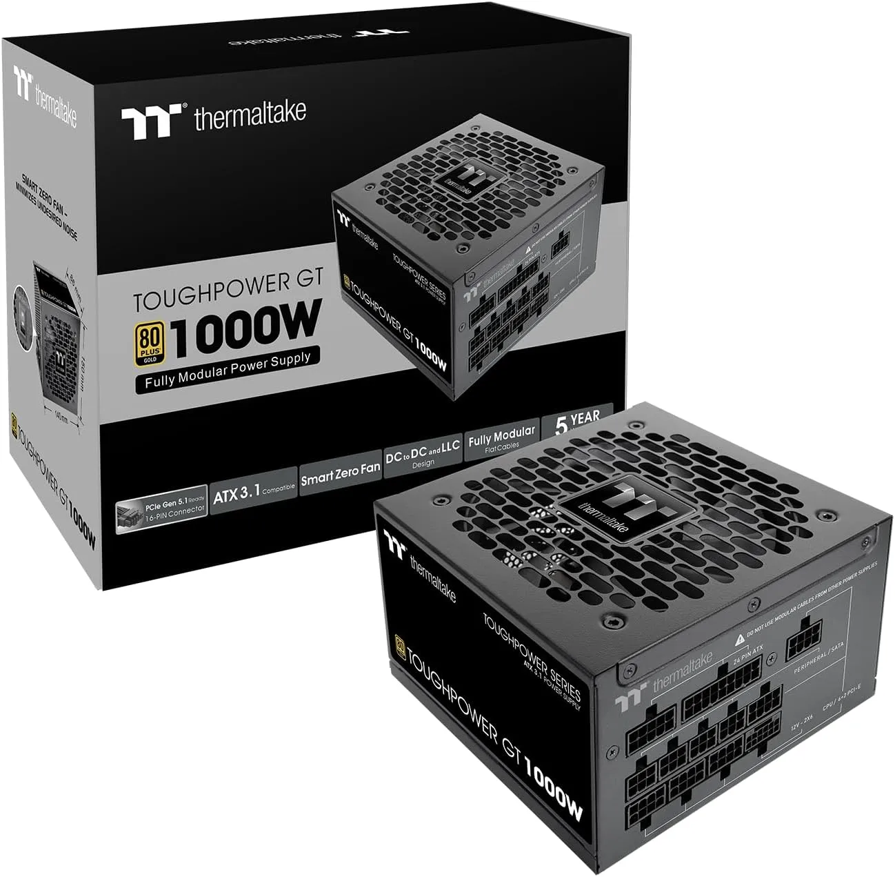 Thermaltake Toughpower GT ATX 3.1 Fully Modular Power Supply