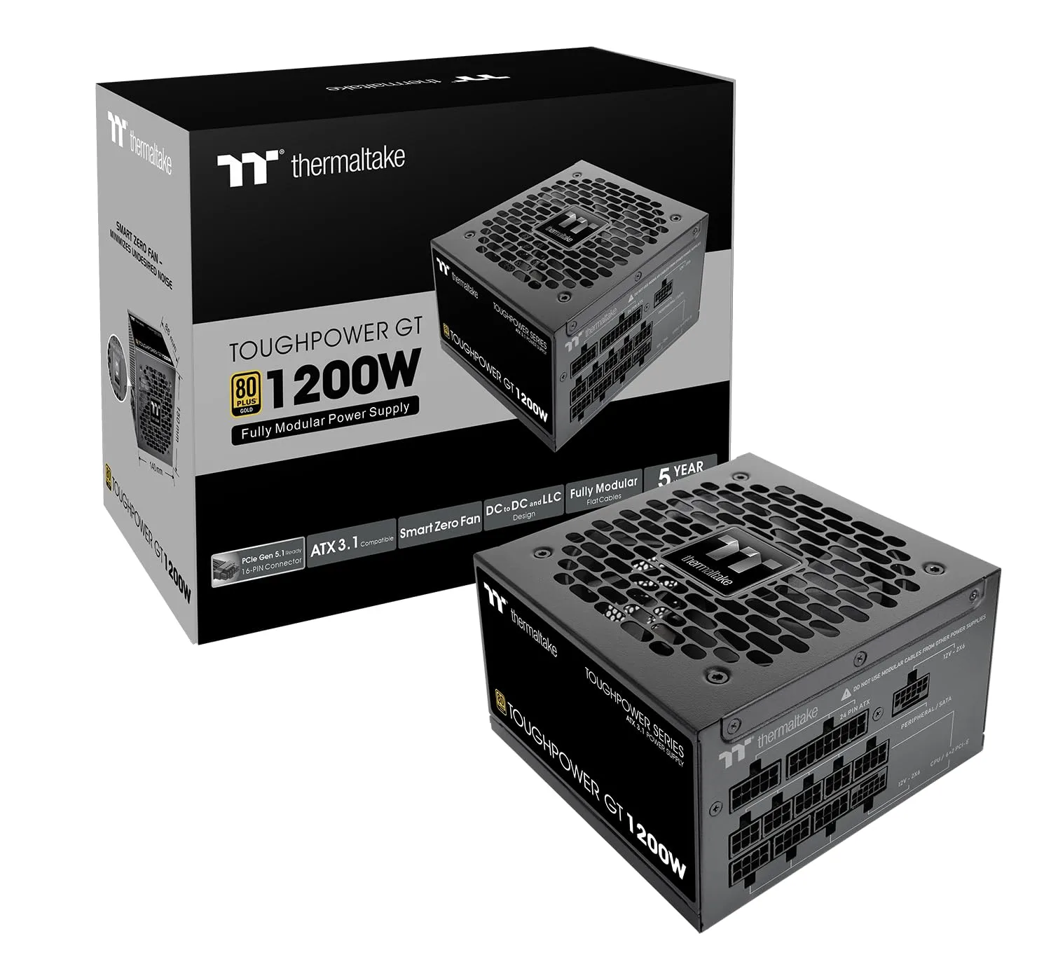 Thermaltake Toughpower GT ATX 3.1 Fully Modular Power Supply
