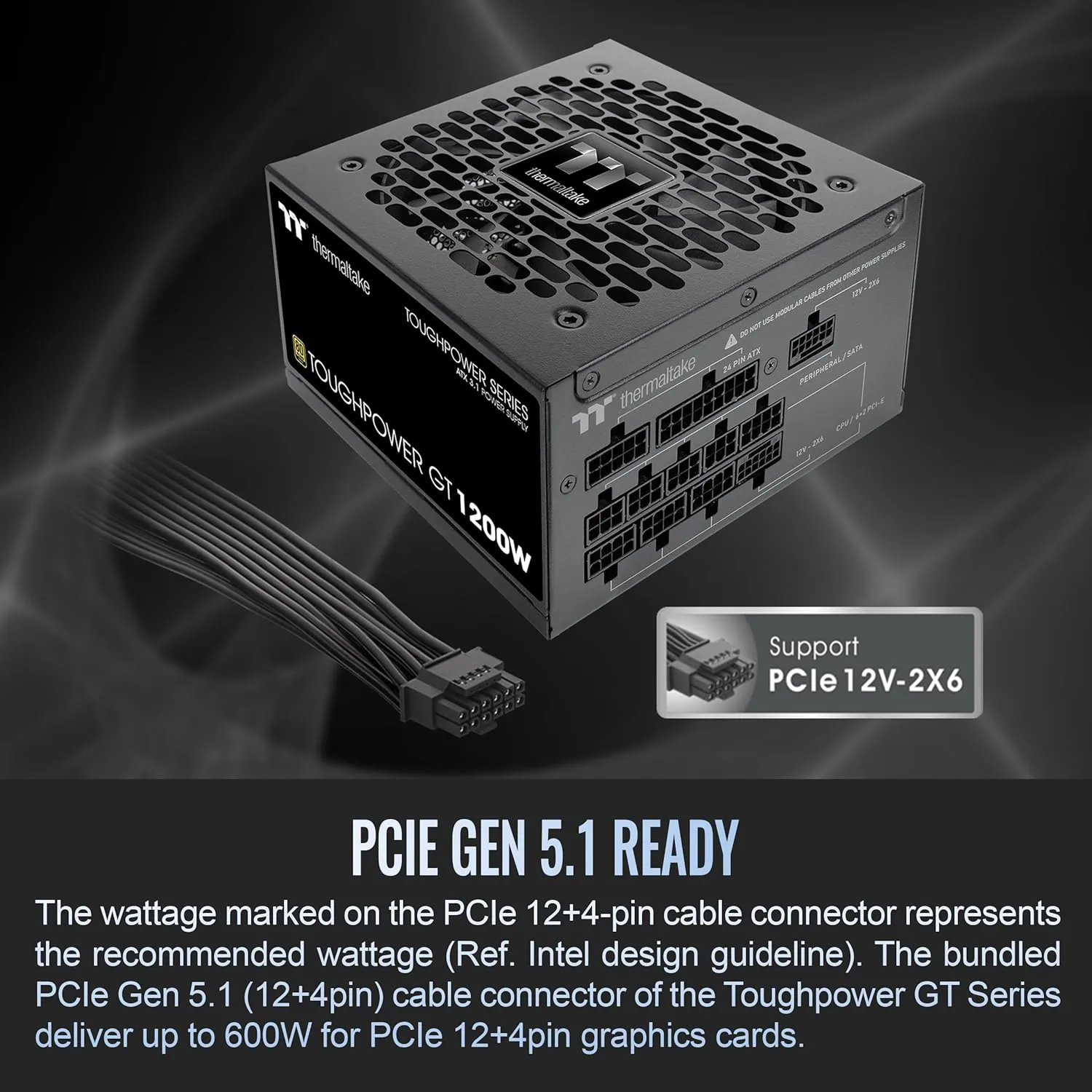 Thermaltake Toughpower GT ATX 3.1 Fully Modular Power Supply