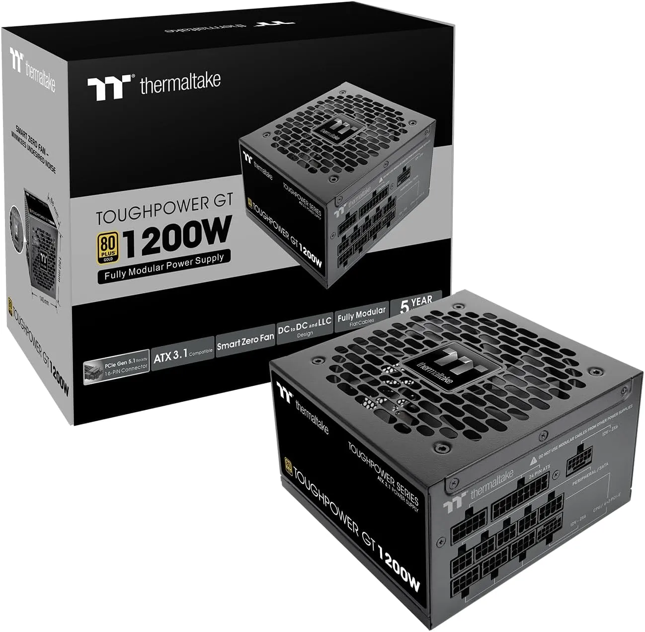 Thermaltake Toughpower GT ATX 3.1 Fully Modular Power Supply