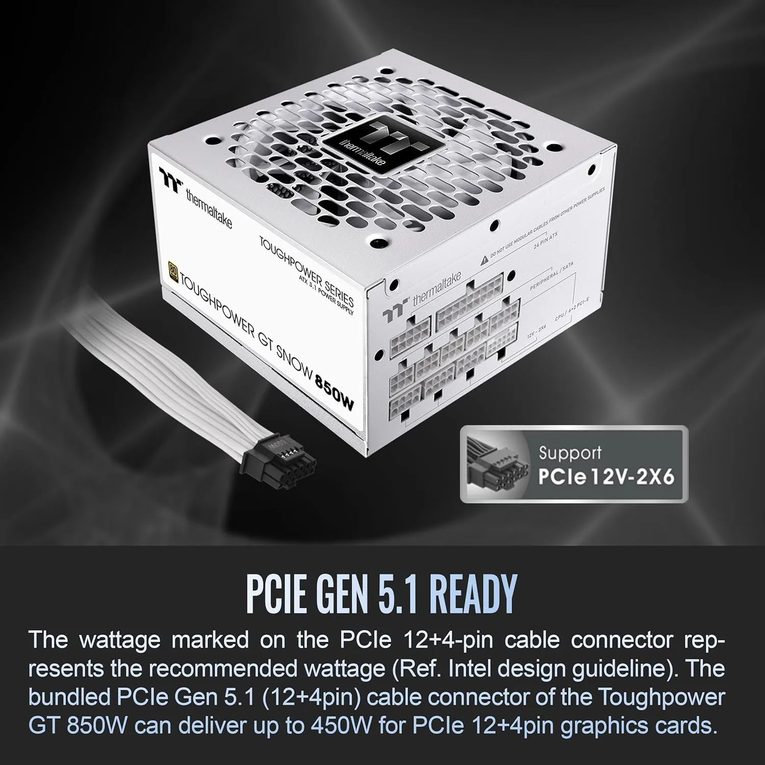 Thermaltake Toughpower GT ATX 3.1 Fully Modular Power Supply