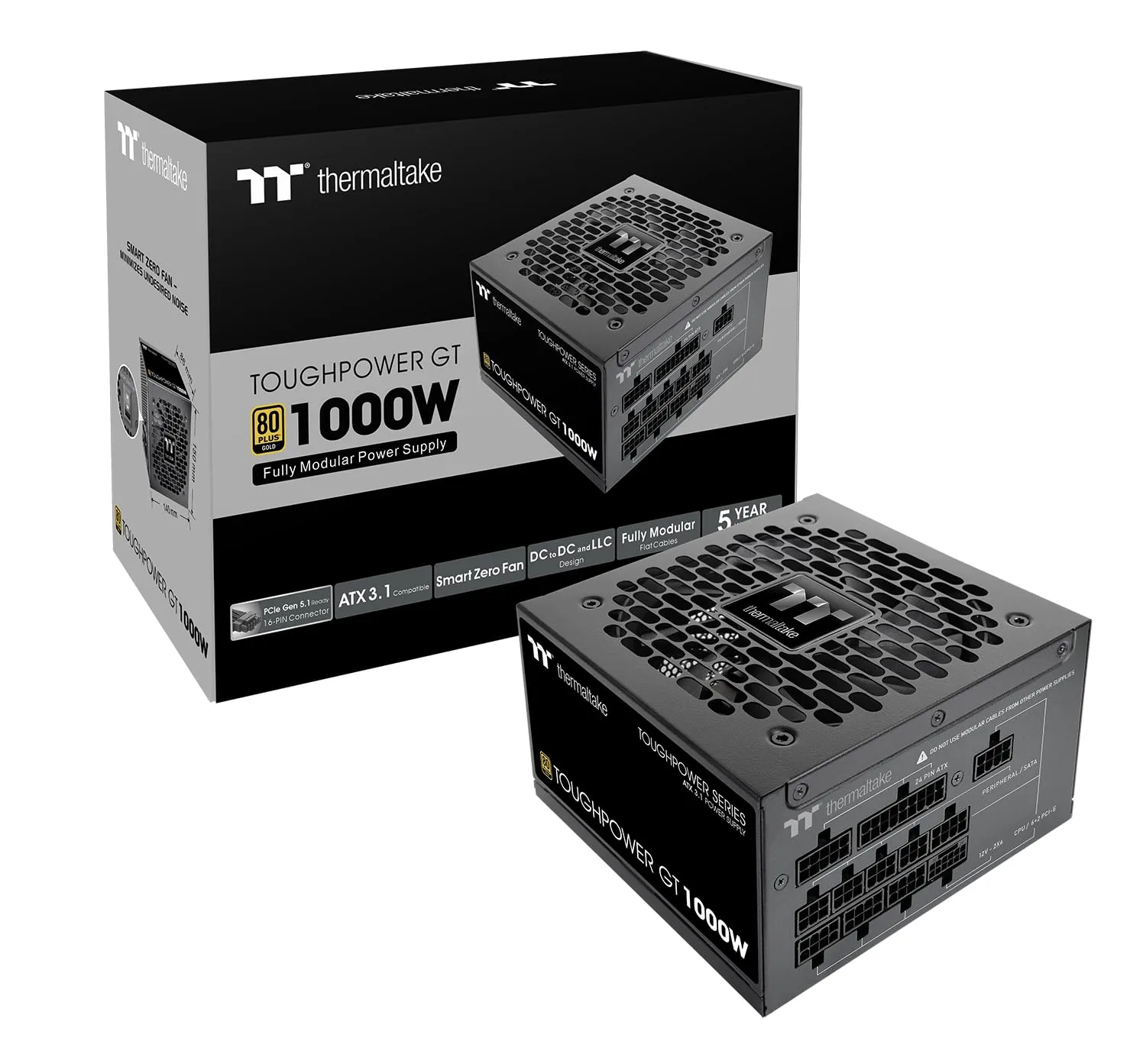 Thermaltake Toughpower GT ATX 3.1 Fully Modular Power Supply