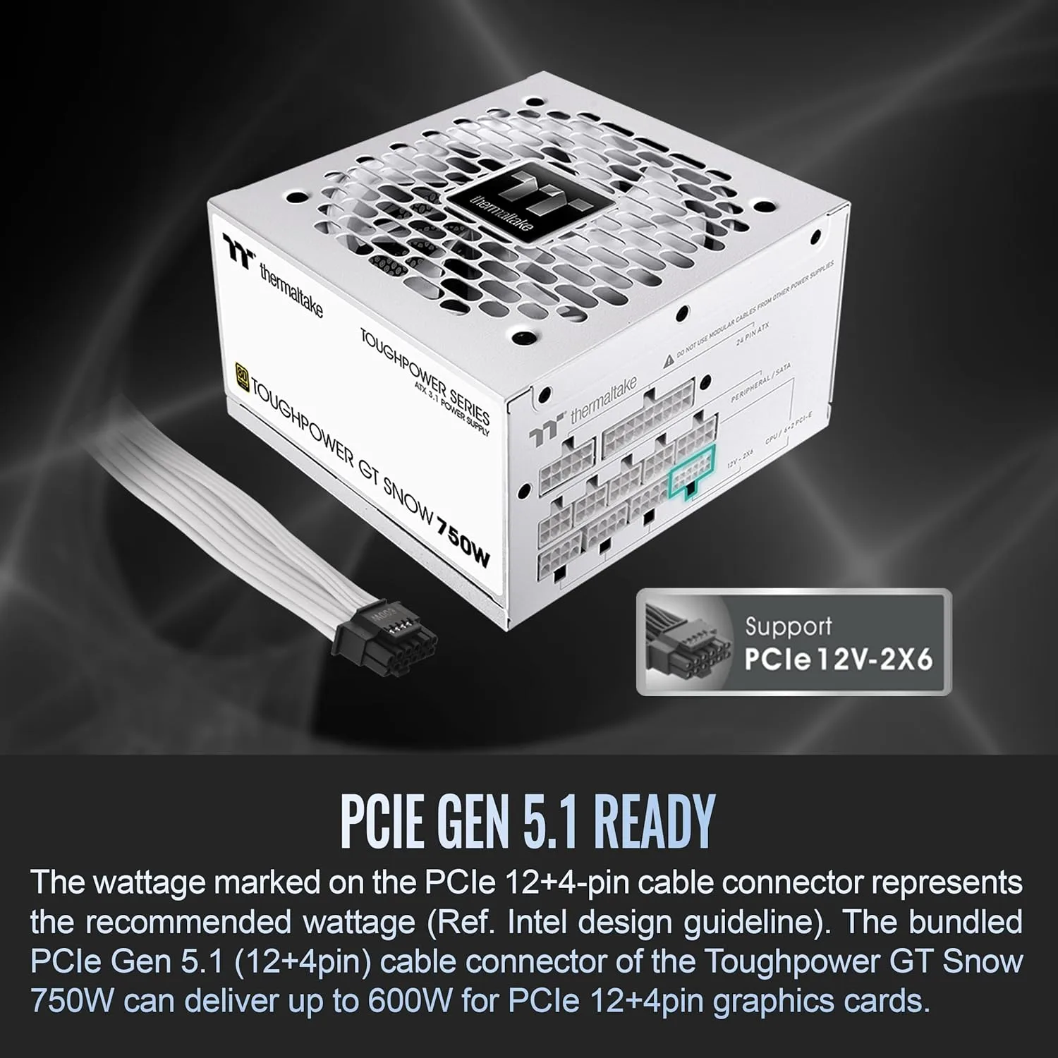 Thermaltake Toughpower GT ATX 3.1 Fully Modular Power Supply