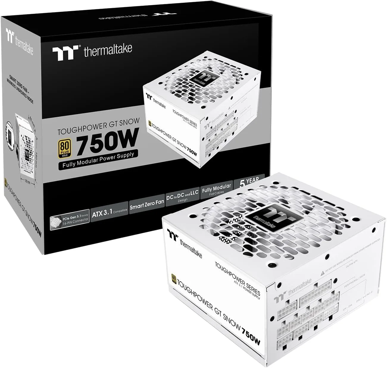 Thermaltake Toughpower GT ATX 3.1 Fully Modular Power Supply