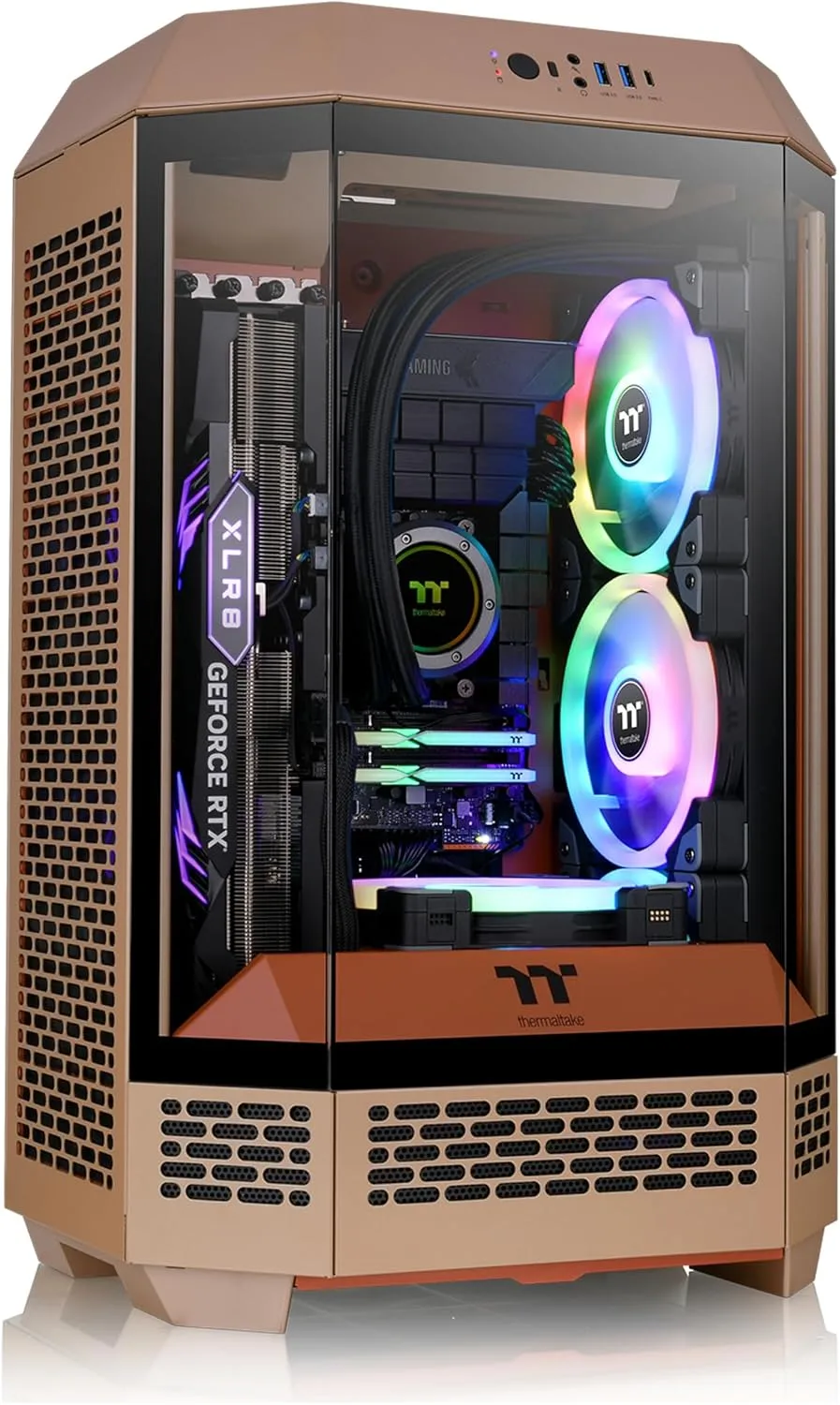 THERMALTAKE Tower 300 Micro-ATX Case with 2x140mm CT Fans