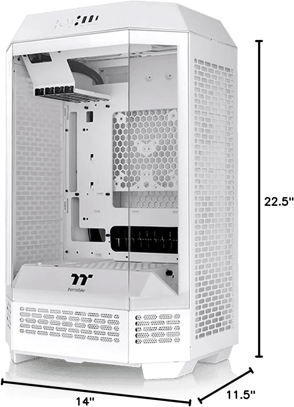THERMALTAKE Tower 300 Micro-ATX Case with 2x140mm CT Fans