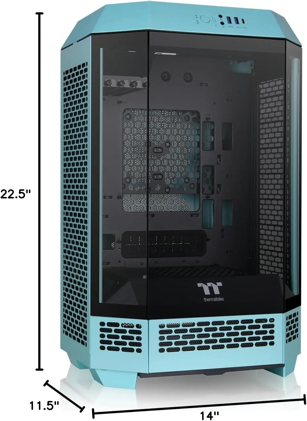 THERMALTAKE Tower 300 Micro-ATX Case with 2x140mm CT Fans