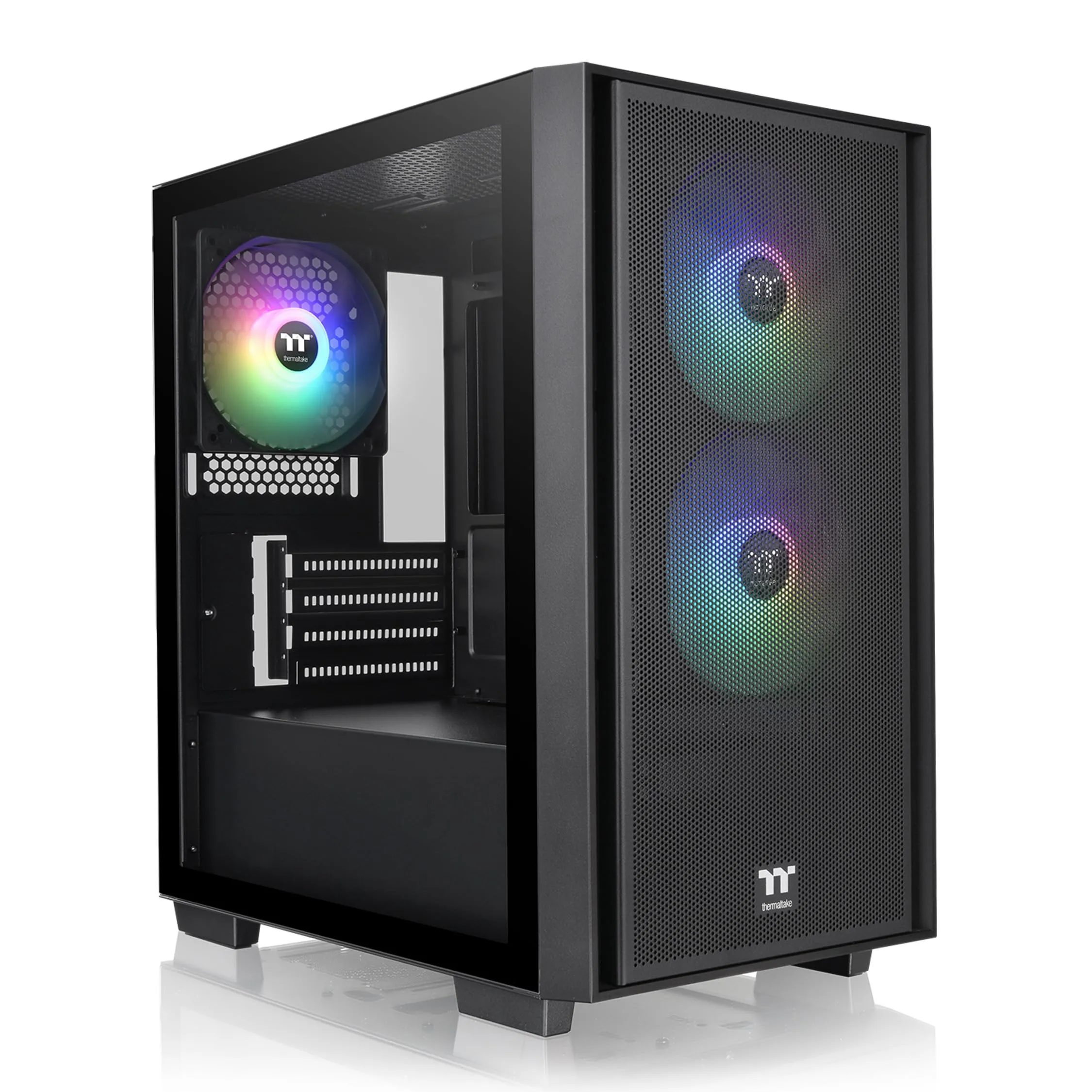THERMALTAKE Versa H16 TG ARGB Micro ATX Tower Case