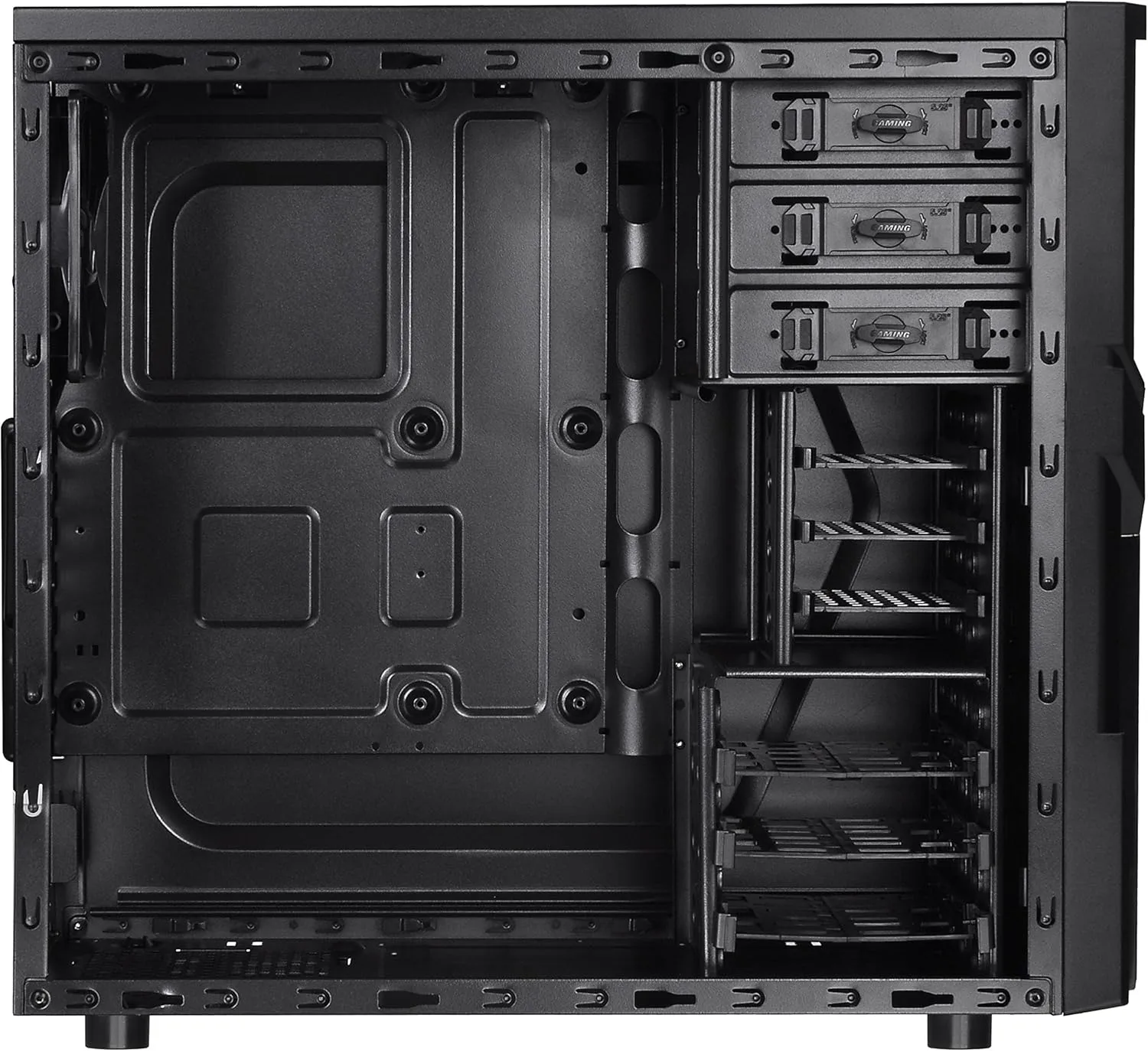 Thermaltake Versa H21 SPCC ATX Mid Tower Computer Chassis CA-1B2-00M1NN-00 Black