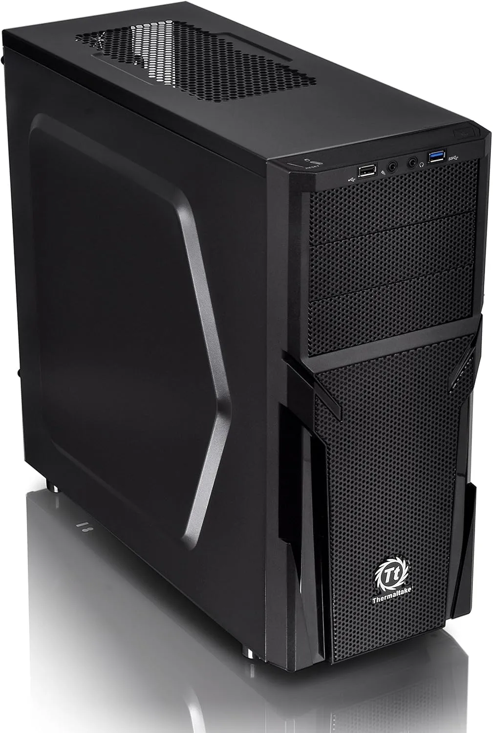 Thermaltake Versa H21 SPCC ATX Mid Tower Computer Chassis CA-1B2-00M1NN-00 Black