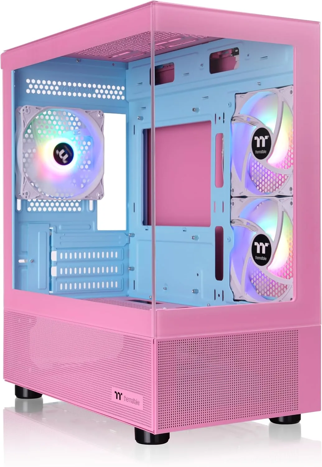 Thermaltake View Series Tempered Glass PC Chassis with RGB/ARGB Fans