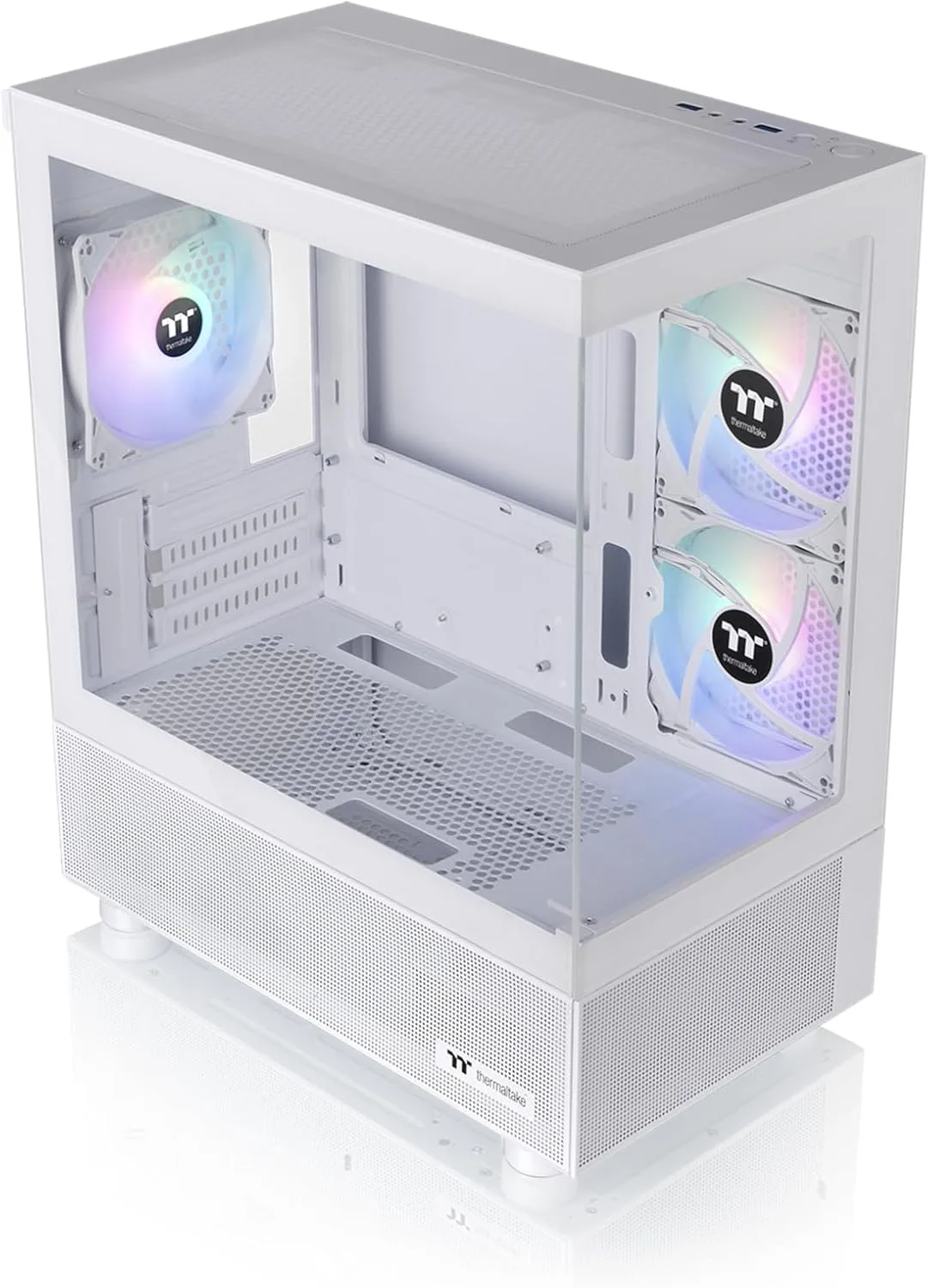 Thermaltake View Series Tempered Glass PC Chassis with RGB/ARGB Fans