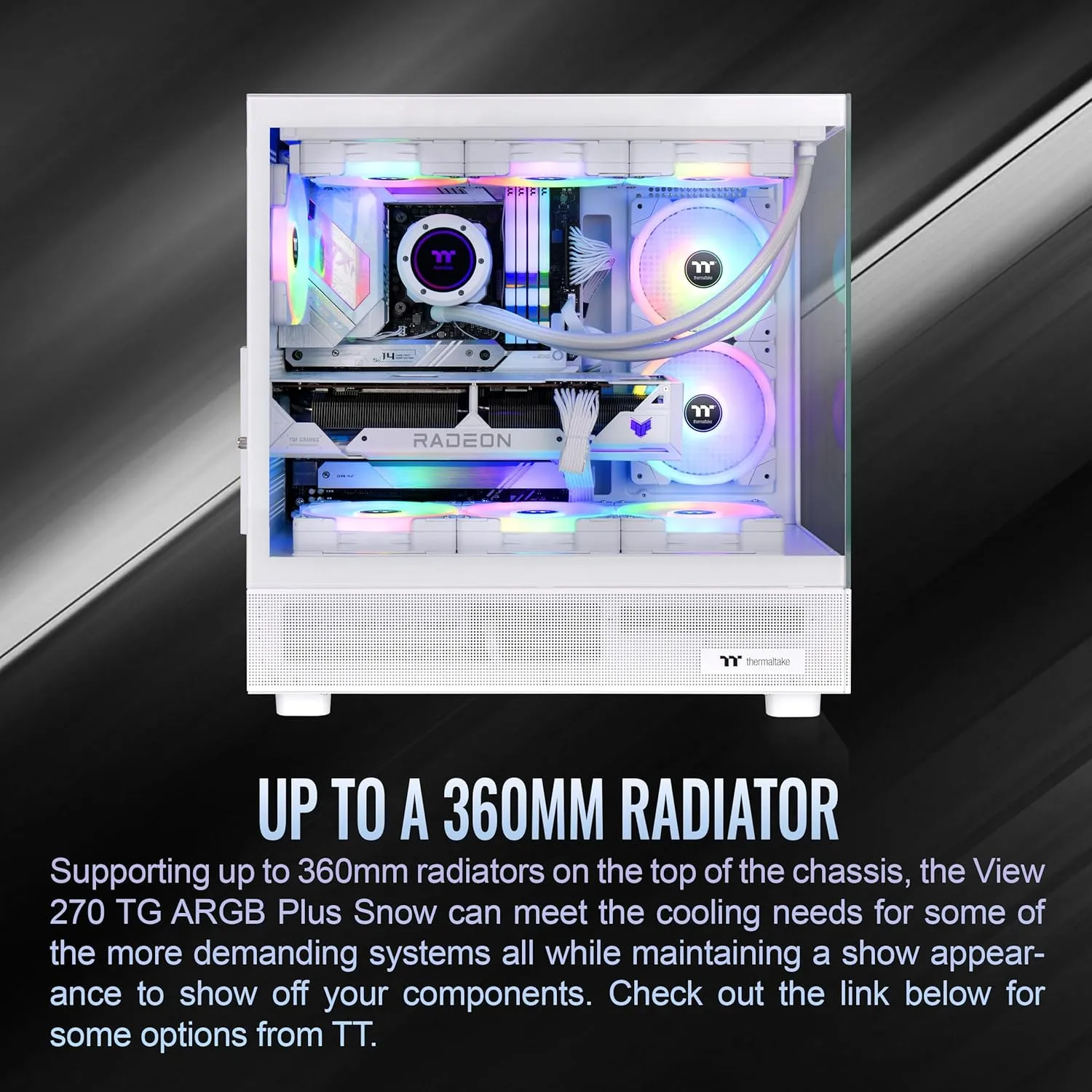 THERMALTAKE View 270 Plus TG ARGB Mid Tower E-ATX Case