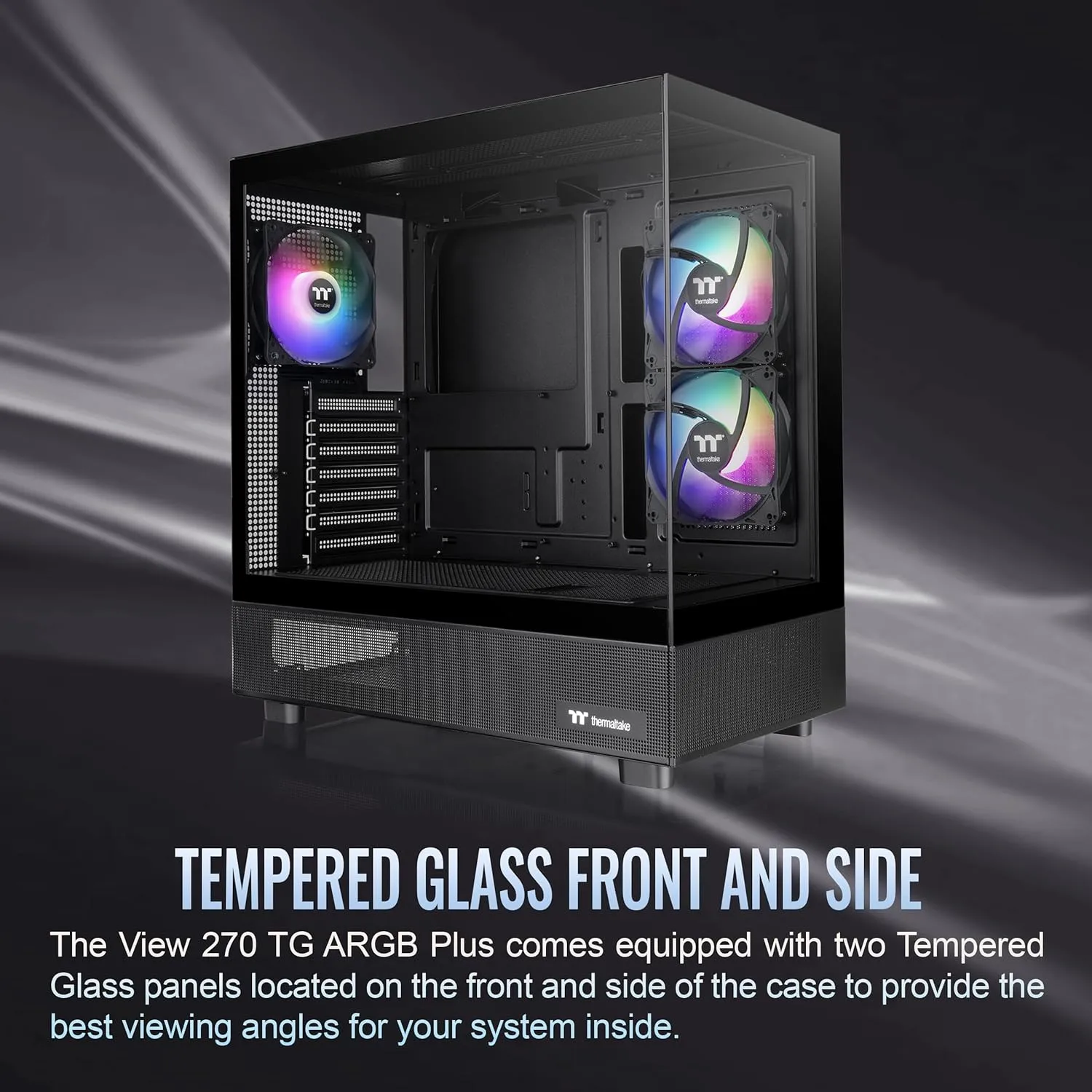 THERMALTAKE View 270 Plus TG ARGB Mid Tower E-ATX Case
