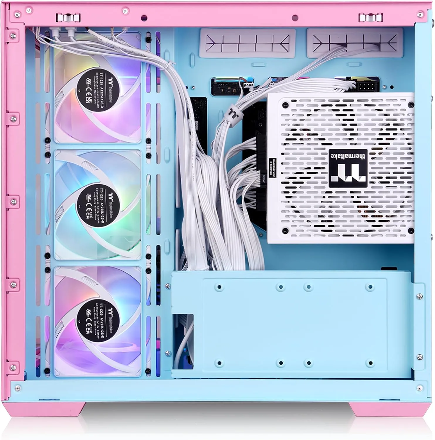 Thermaltake View Series Tempered Glass PC Chassis with RGB/ARGB Fans
