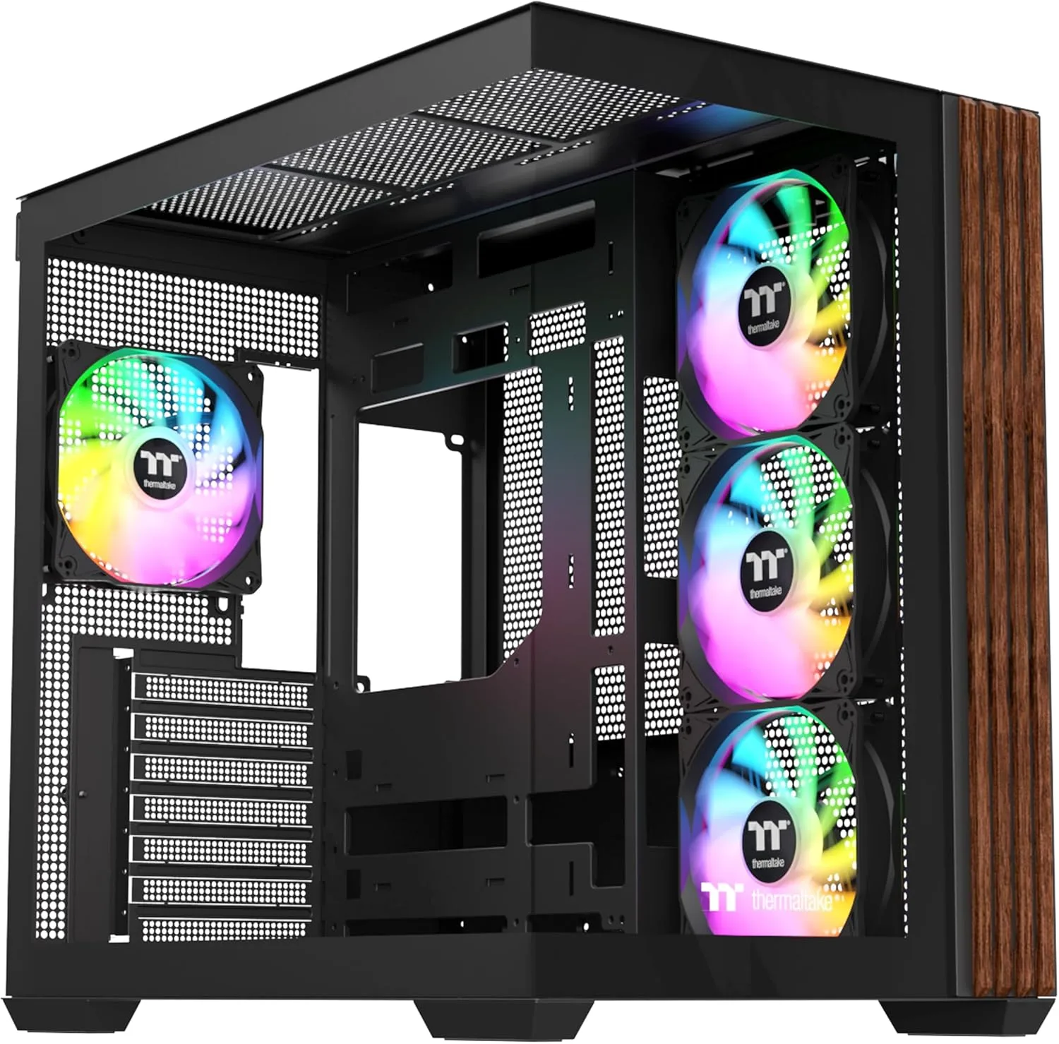 Thermaltake View 380 WS ARGB Mid Tower Chassis - Black (CA-1Z2-00M1WN-WS)