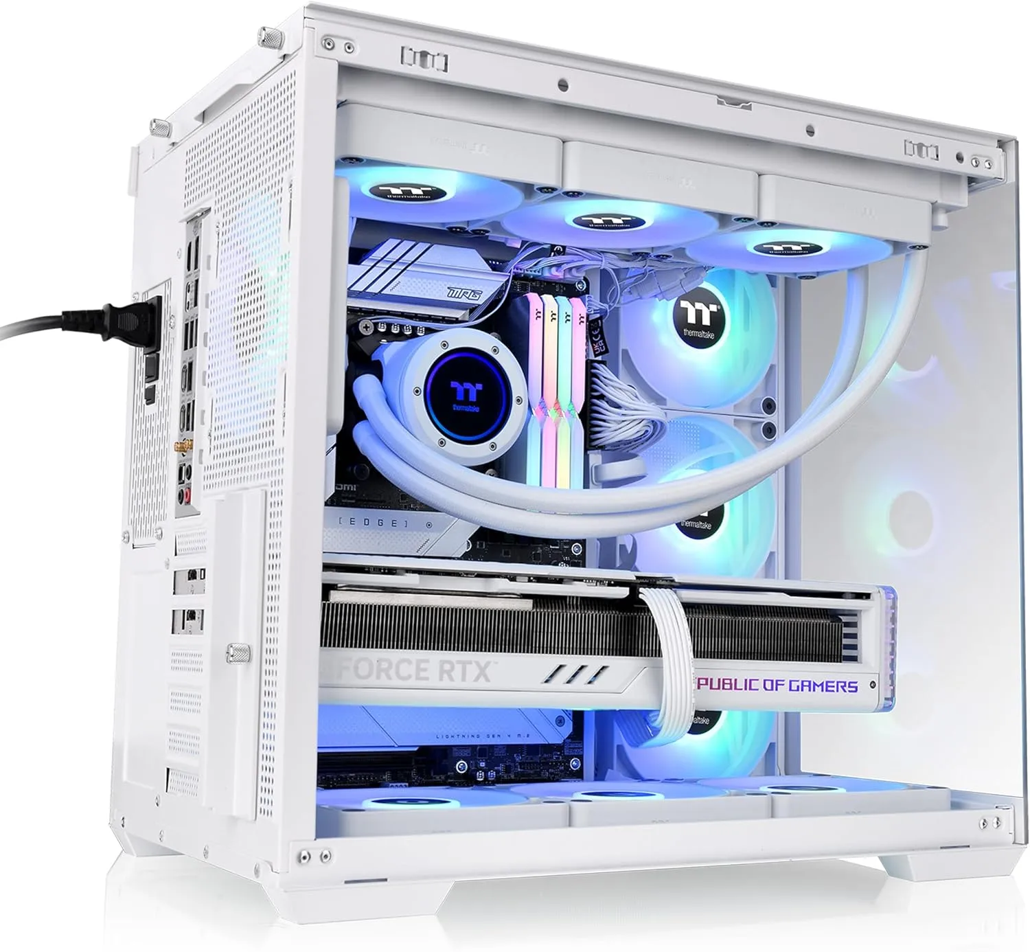 Thermaltake View 380 WS ARGB Mid Tower Chassis - Snow