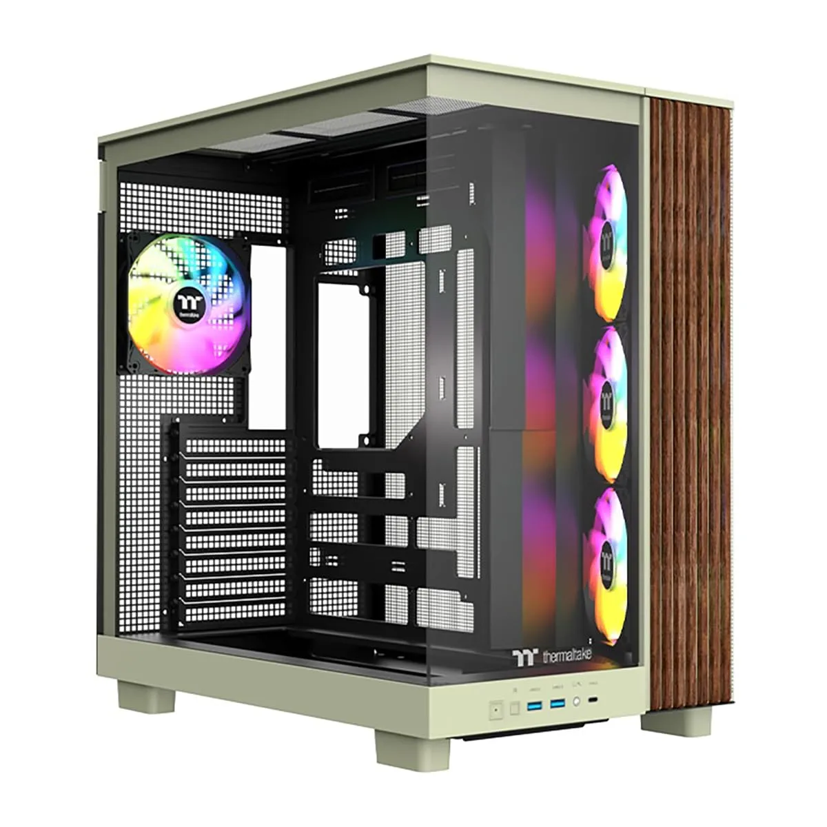 Thermaltake View 380 XL WS ARGB Mid Tower Chassis - Matcha Green