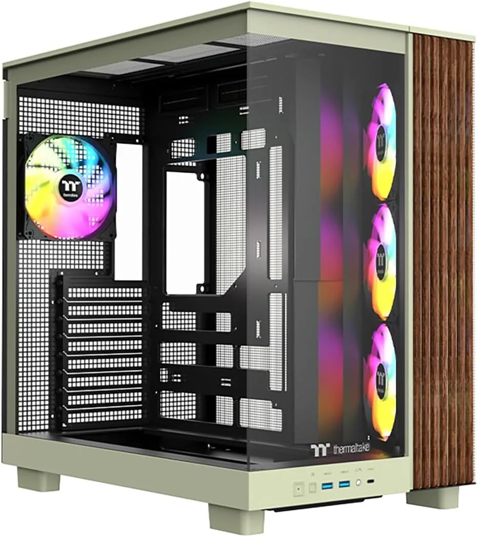 Thermaltake View 380 XL WS ARGB Mid Tower Chassis - Matcha Green