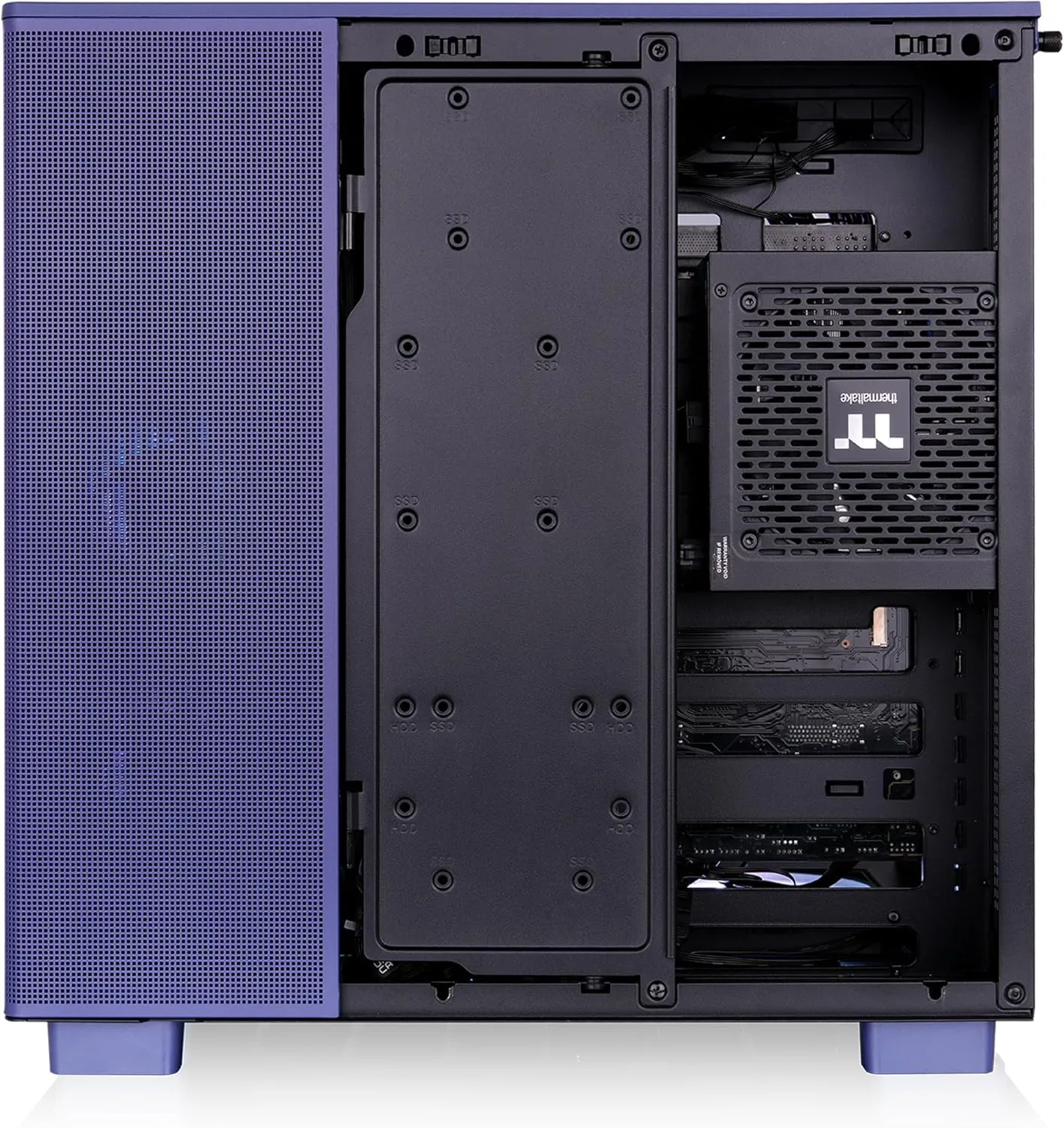 Thermaltake View 380 XL TG ARGB Mid Tower Case - Future Dusk, 4x120mm Fans
