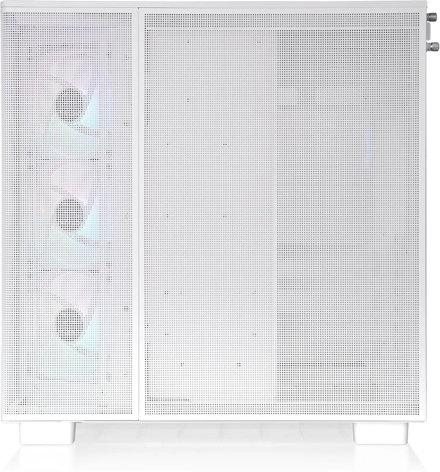Thermaltake View 380 XL TG ARGB; 4x120mm ARGB Lite Fans Included; 360mm Radiator Support; 420mm GPU Clearance; Hidden Connector Support; Dual Chamber; Snow; CA-11E-00M6WN-00