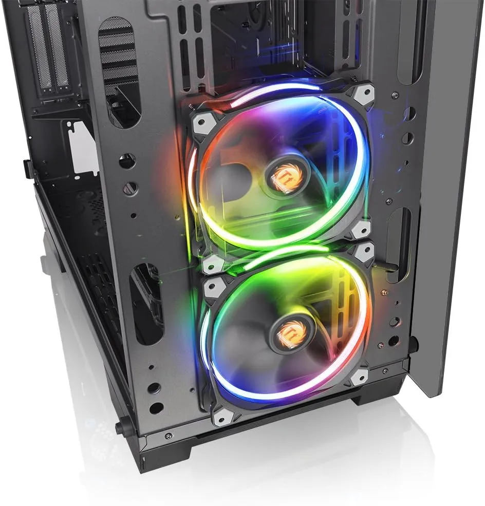Thermaltake View Series Tempered Glass PC Chassis with RGB/ARGB Fans