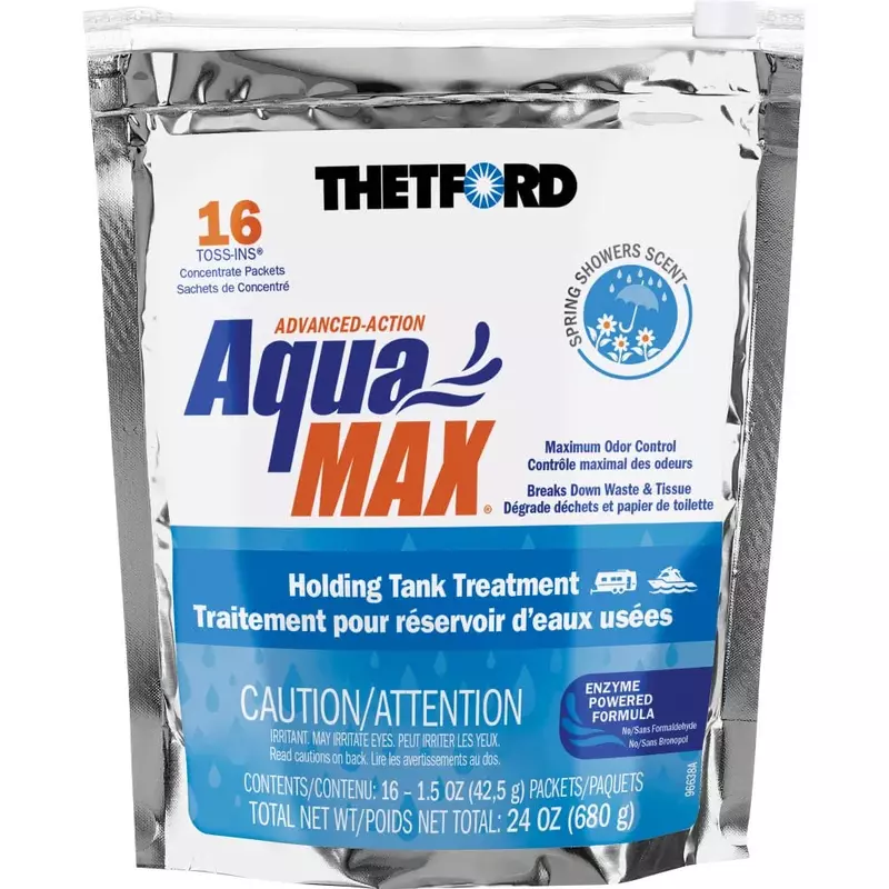 Thetford AquaMax  Holding Tank Treatment - 16 Toss-Ins - Spring Shower Scent