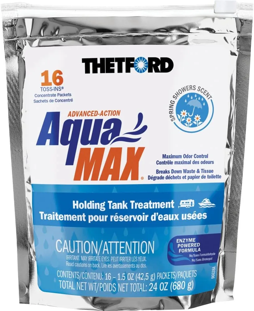 Thetford AquaMax  Holding Tank Treatment - 16 Toss-Ins - Spring Shower Scent