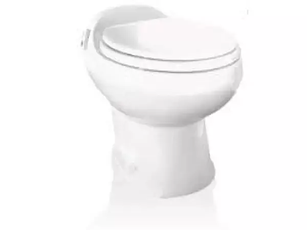 Thetford 33384 White Aria Toilet Seat and Cover Assembly