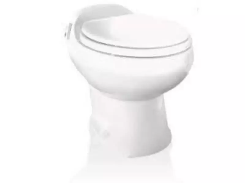 Thetford 33384 White Aria Toilet Seat and Cover Assembly