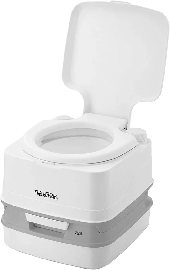 Thetford Porta Potti 135 Marine Toilet w/Hold Down Kit