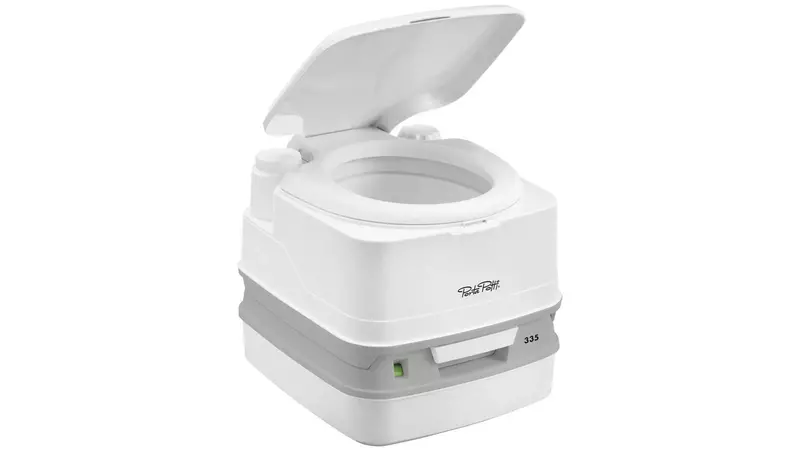 Thetford Porta Potti 335 Marine Toilet w/ Hold Down Kit (92828)