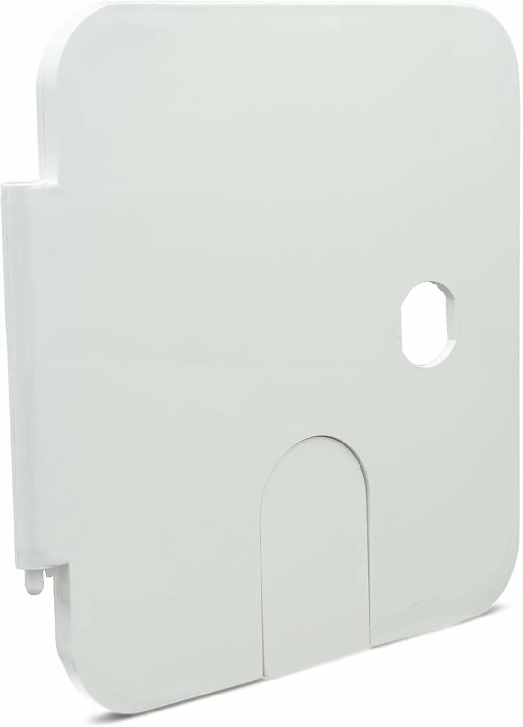 RV Camper Replacement 6.5 inch x 6 inch Storage Hatch Door with Access Door Polar White PN 94178