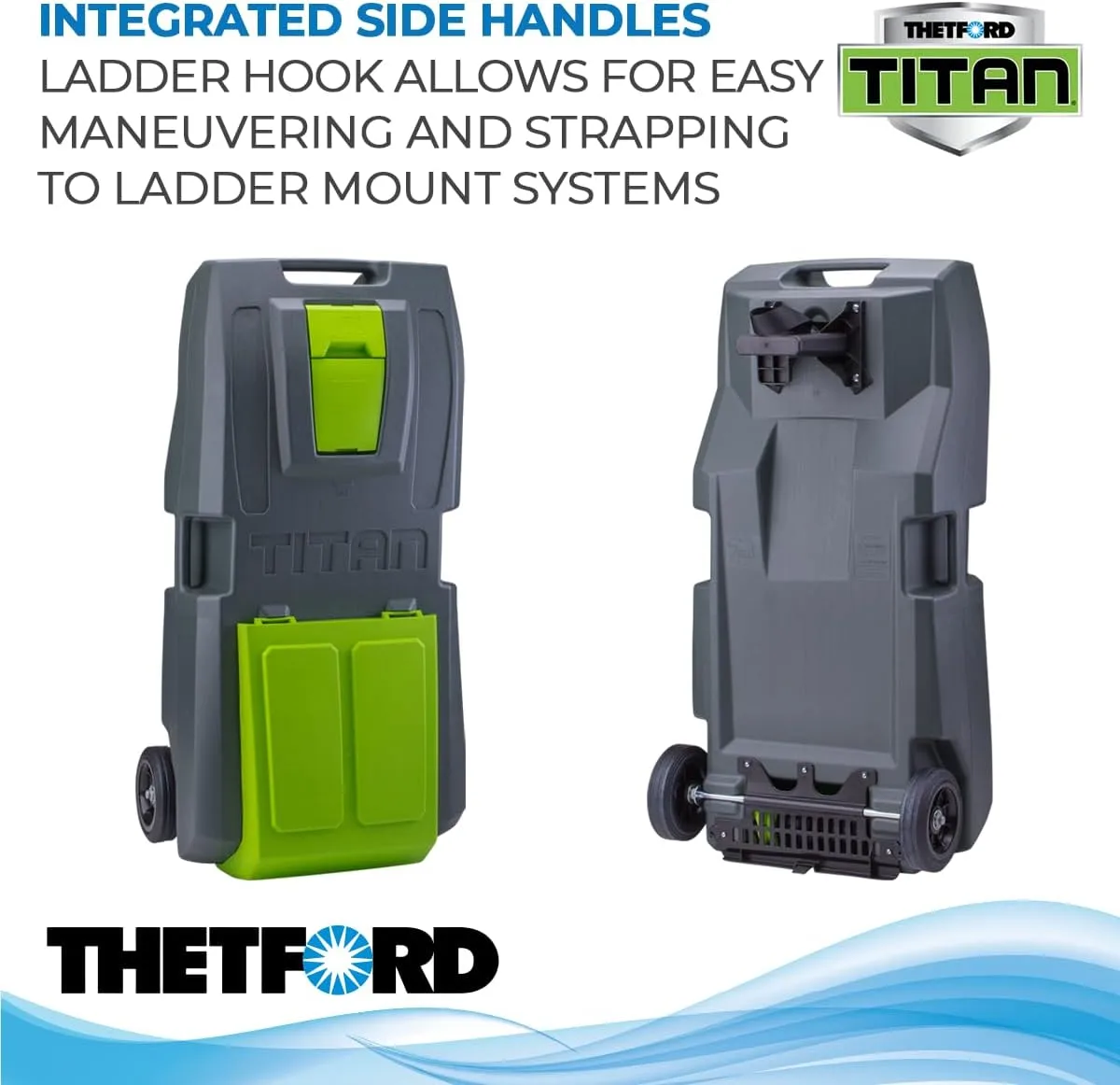THETFORD 40953 2-Wheel Titan Tote - 21 Gallon
