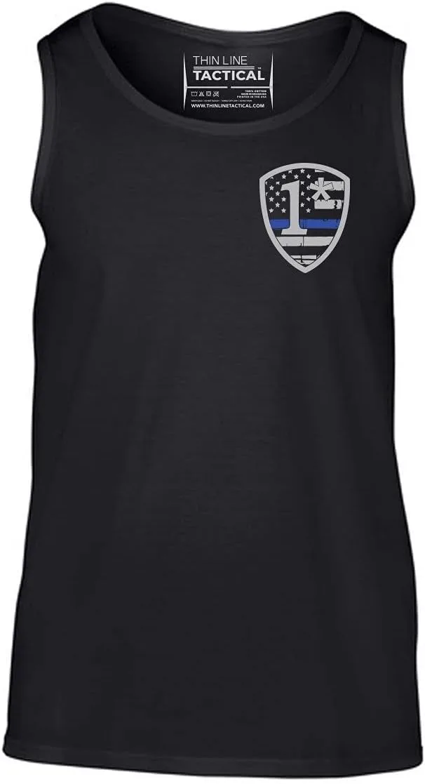 THIN BLUE LINE USA 1* Asterisk Thin Blue Line Tank Top