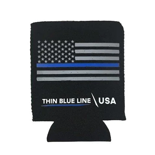 THIN BLUE LINE USA Thin Blue Line Can Cooler Koozie