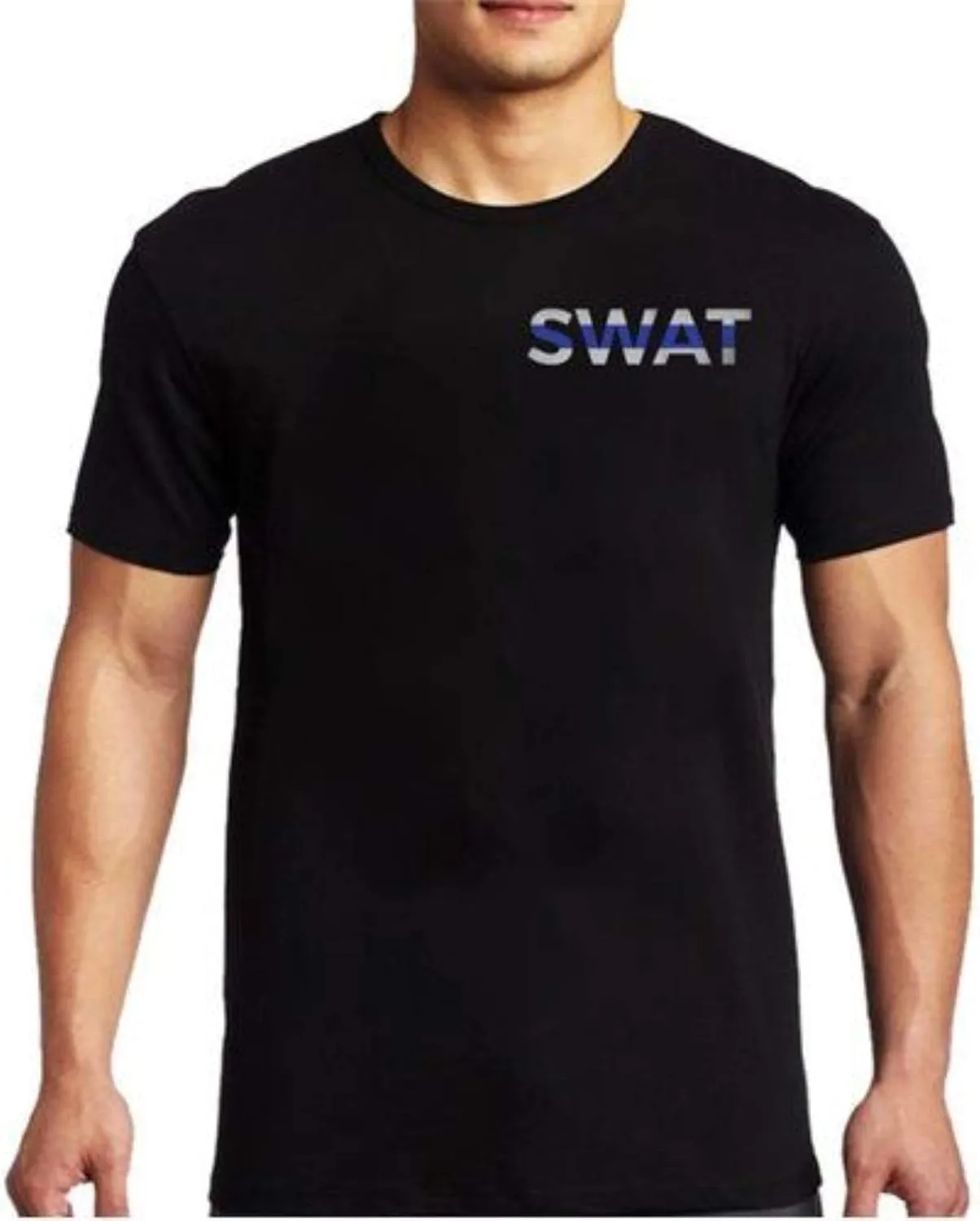 THIN BLUE LINE Men's SWAT Thin Blue Line T-Shirt