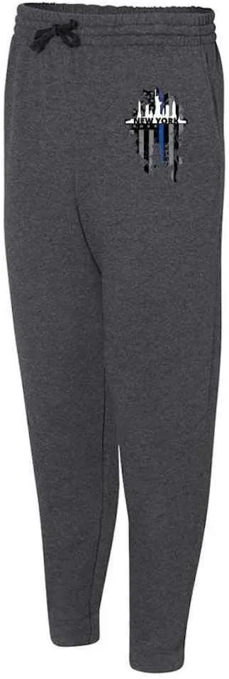 THIN BLUE LINE USA New York Skyline Joggers