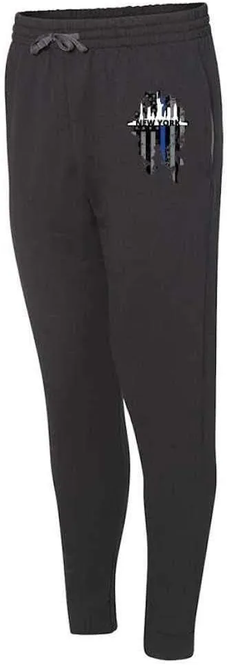 THIN BLUE LINE USA New York Skyline Joggers
