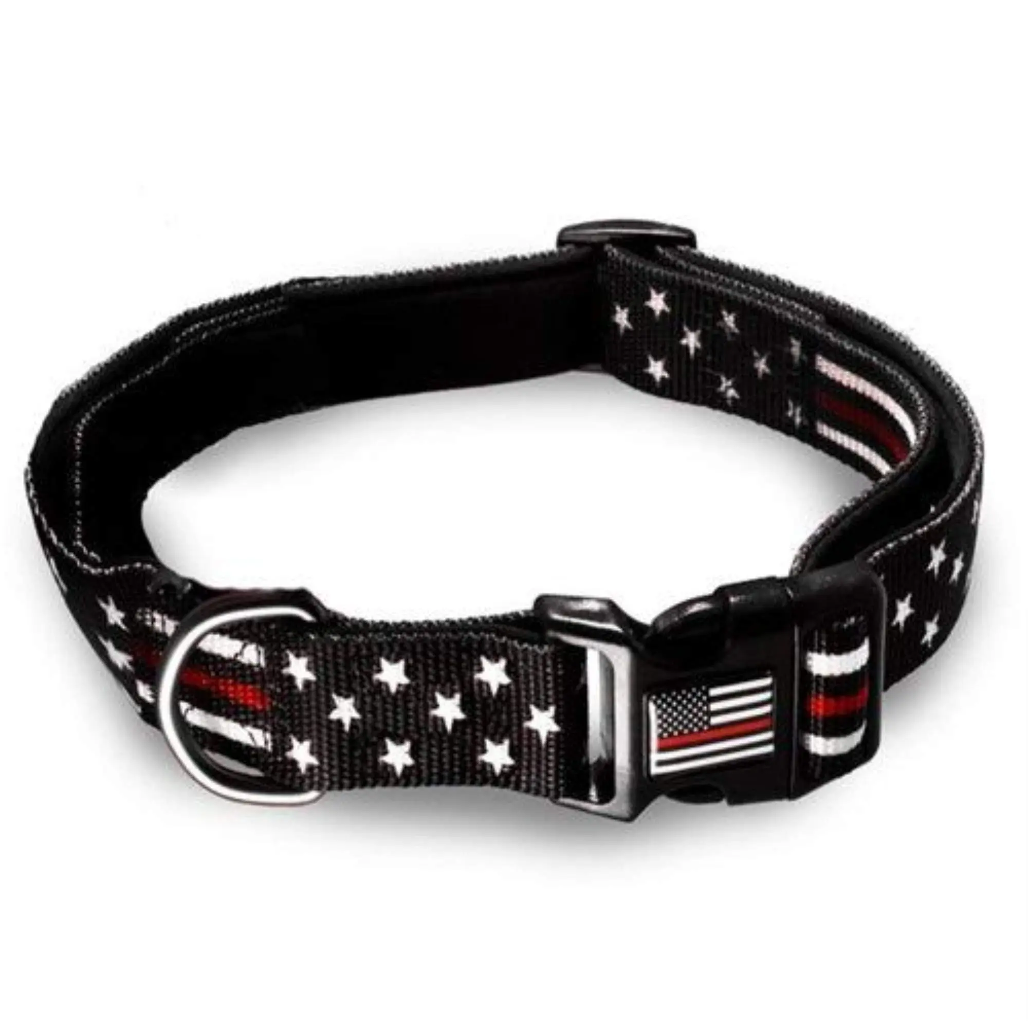 THIN BLUE LINE USA Stars & Stripes Dog Collar American Flag