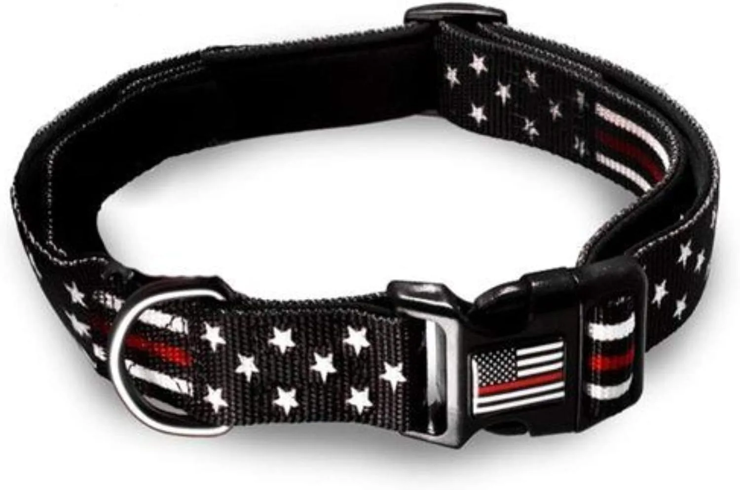 THIN BLUE LINE USA Stars & Stripes Dog Collar American Flag